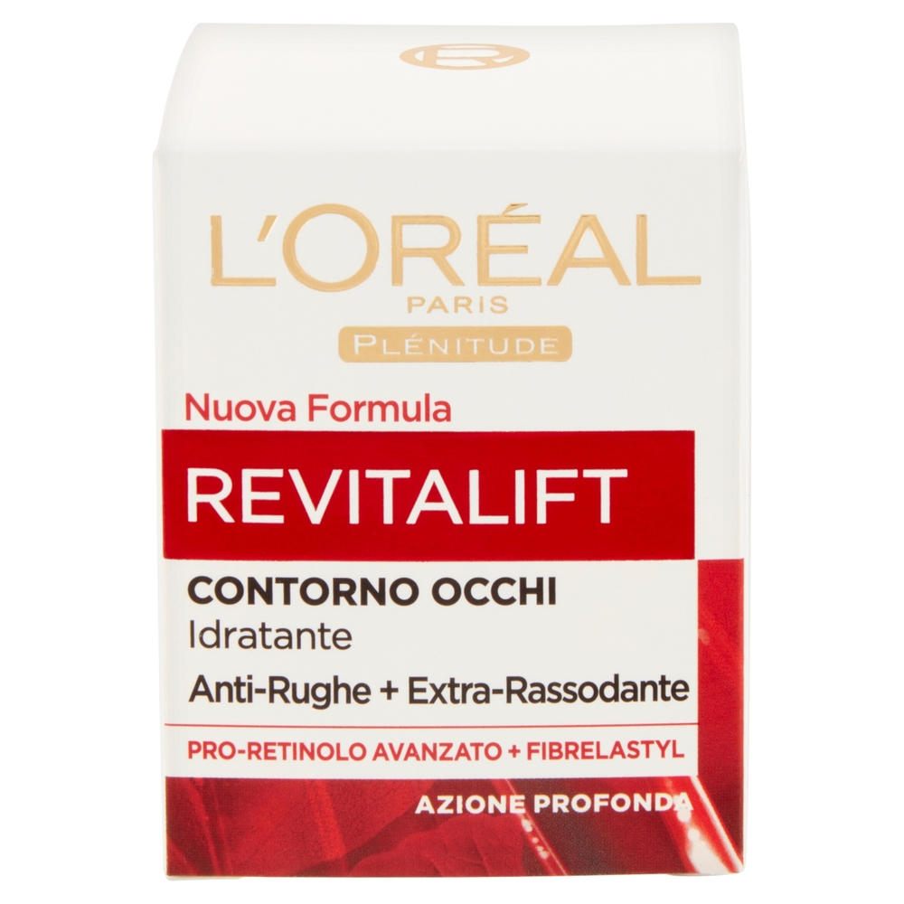 L'Oréal Paris Revitalift Contorno Occhi, Azione Anti-Rughe con Pro-Retinolo Avanzato, 15 ml
